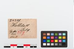 Etiketten zu Bronzecertosafibel (NHMW-PRAE-024308)